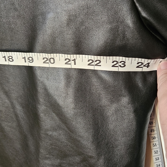 Emporio Armani Emporio Collezione soft faux black leather jacket mens medium - Picture 12 of 12